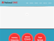 Tablet Screenshot of nationaldme.net